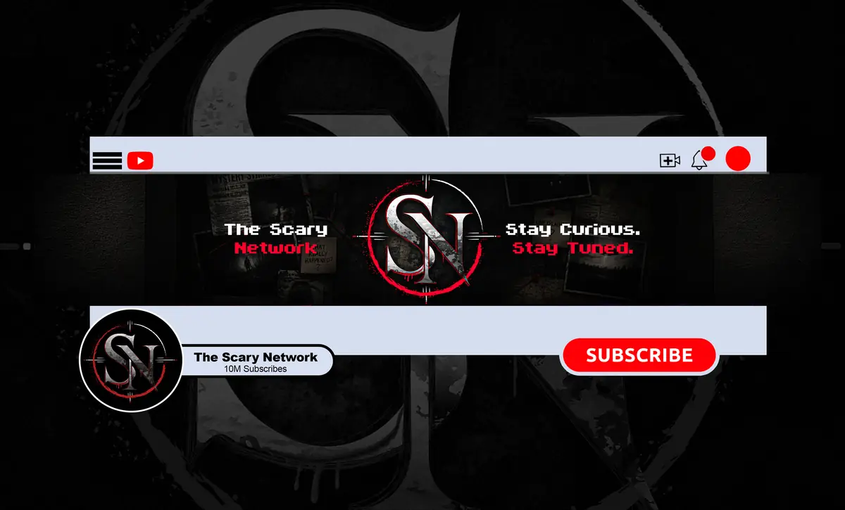 The Scary Network — YouTube banner and profile picture by NightCaseStudio
